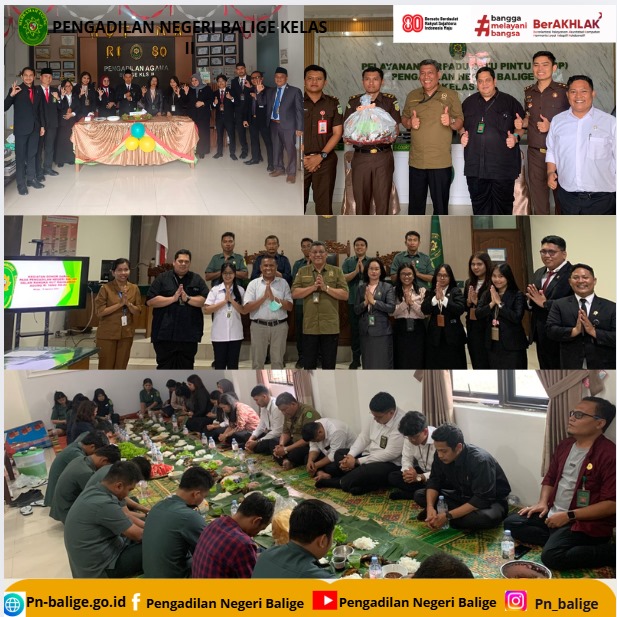 Pengadilan Negeri Balige melaksanakan kegiatan Donor Darah dilanjutkan acara memasak dan makan siang bersama oleh seluruh keluarga besar Pengadilan Negeri Balige dalam rangka HUT Mahkamah Agung RI ke-80